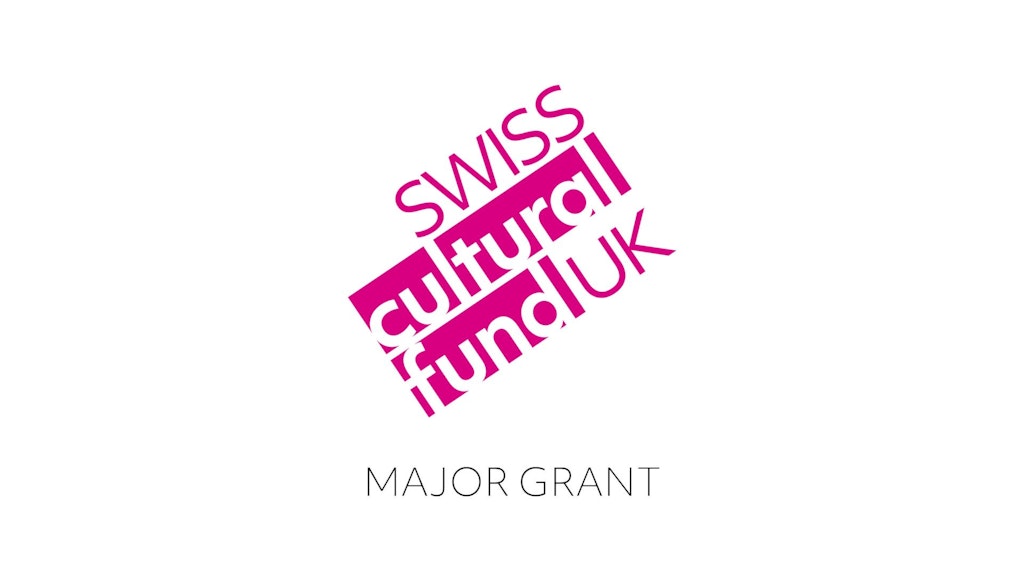 Logo of the Swiss Cultural Fund UK.
