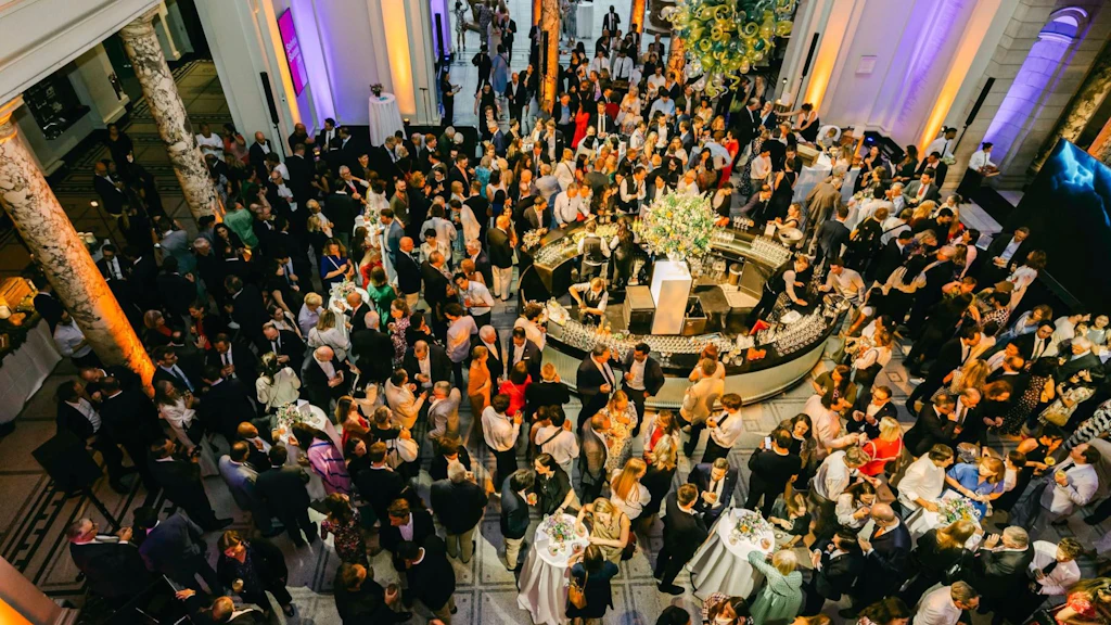 Aerial view of the 2026 reception.